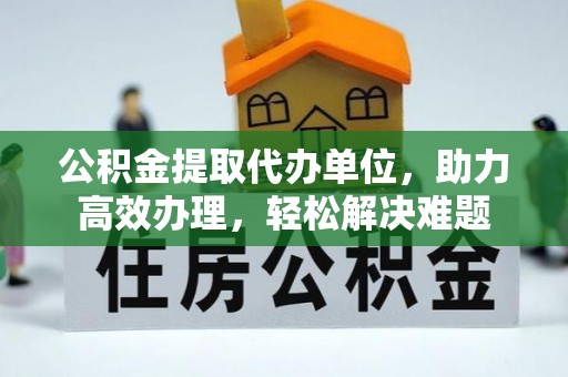 掇刀公积金提取代办单位，助力高效办理，轻松解决难题