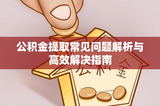 掇刀公积金提取常见问题解析与高效解决指南