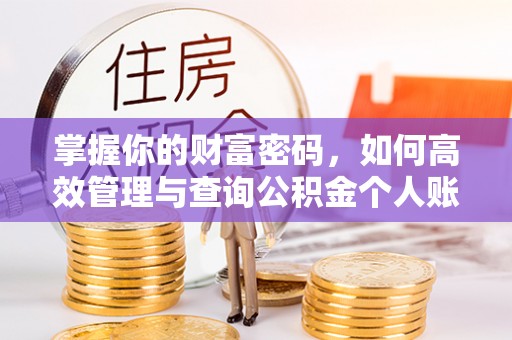 掇刀掌握你的财富密码，如何高效管理与查询公积金个人账户信息